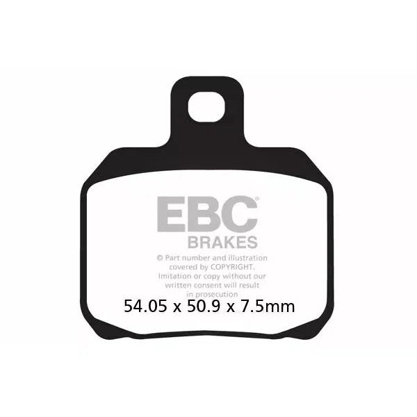 Brake Pad Sfac Series Carbon Fiber Scooter SFAC264