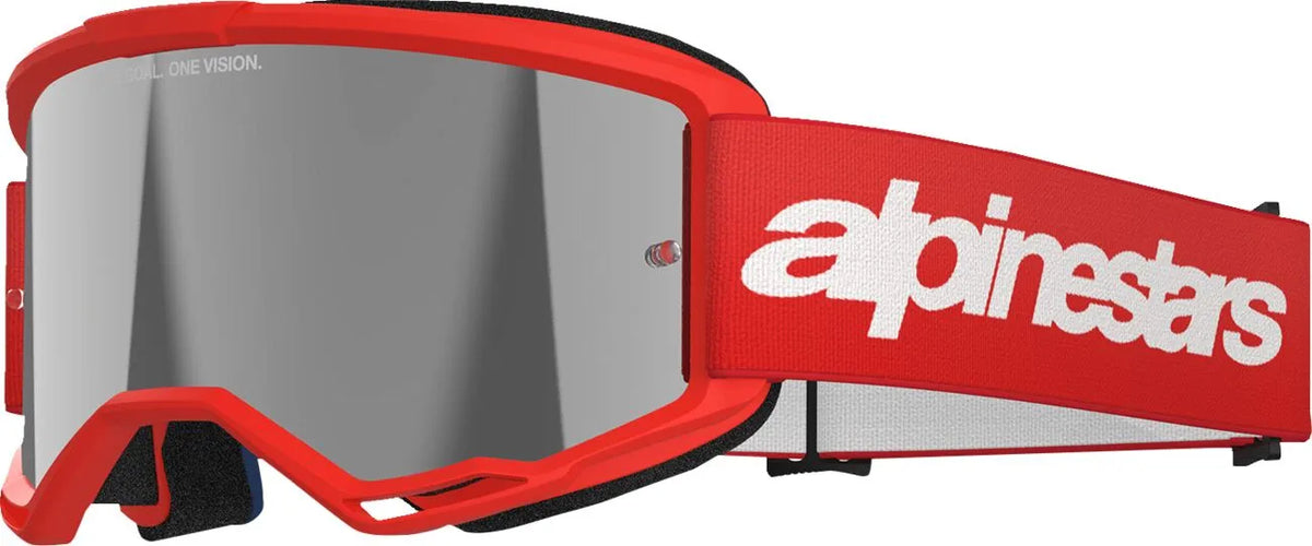 GOGGLE VISION 3 WORDMARK RED MIRROR-SIL