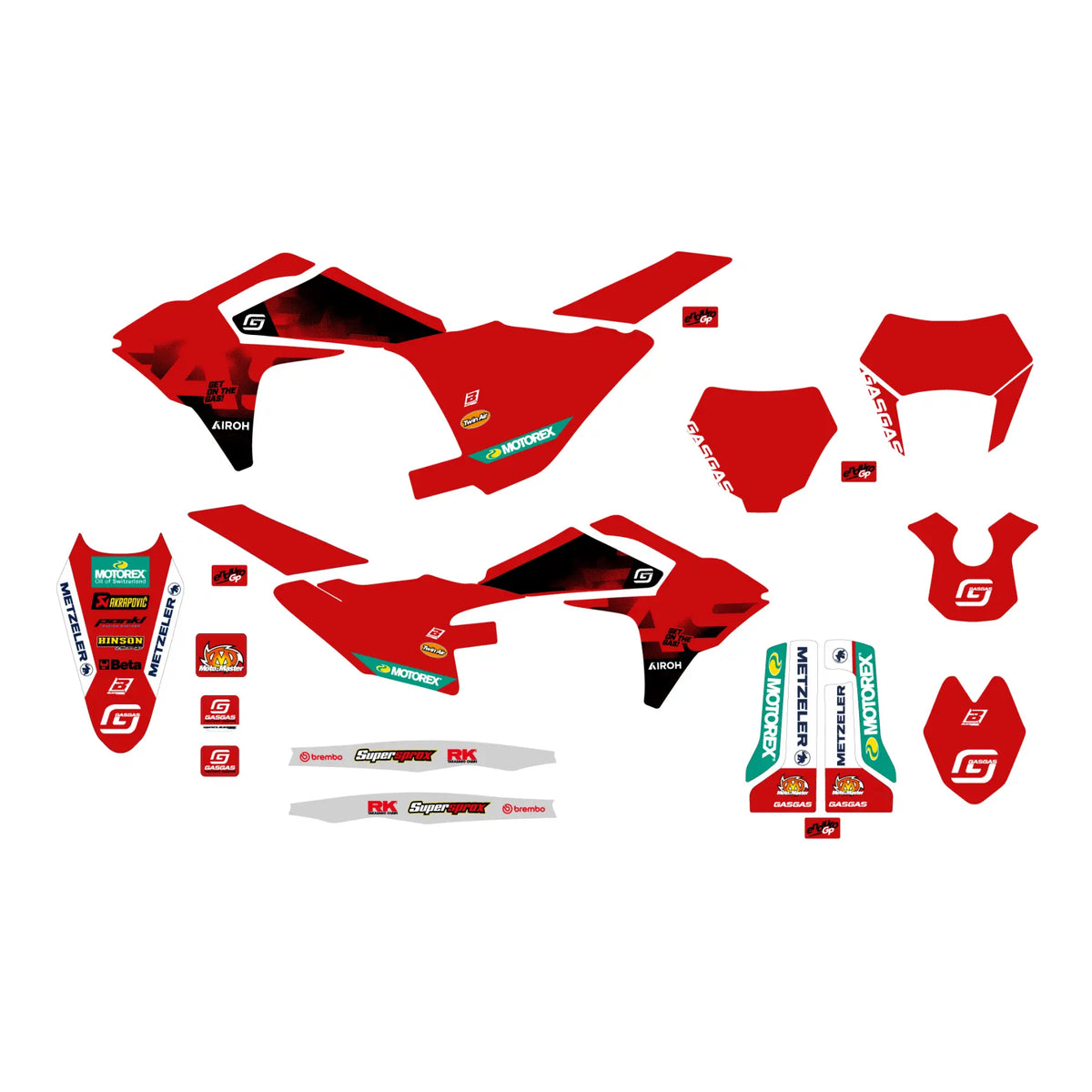 GRAPHIC KIT GASGAS FACTORY '25 MC'24-