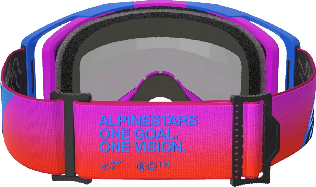 GOGGLE VISION 8 CORP BLUE/PURP/ORG MIRROR-RED