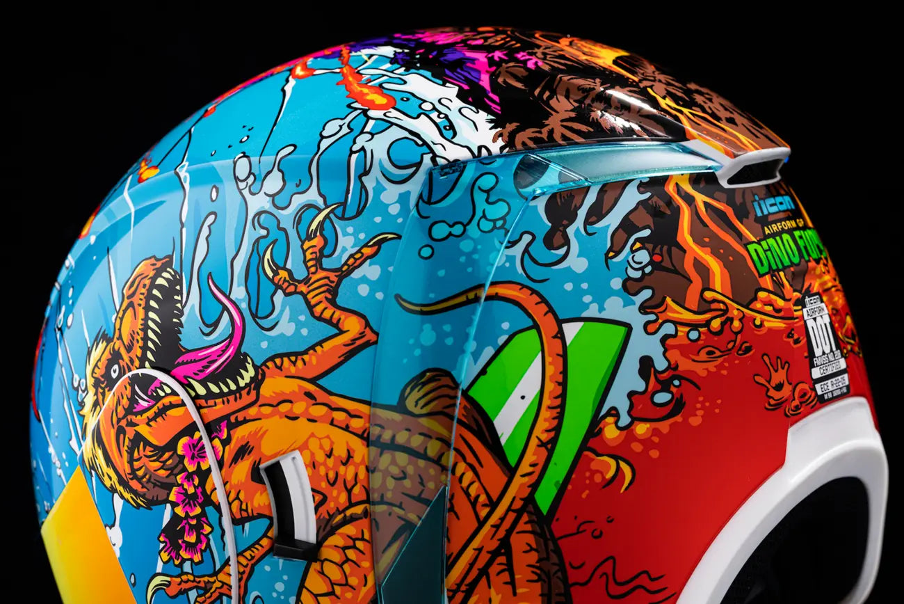 HELMET AIRFORM DINO FURY BLUE MD