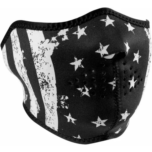 Half Mask Bk/Wh Flag Wnfm091H