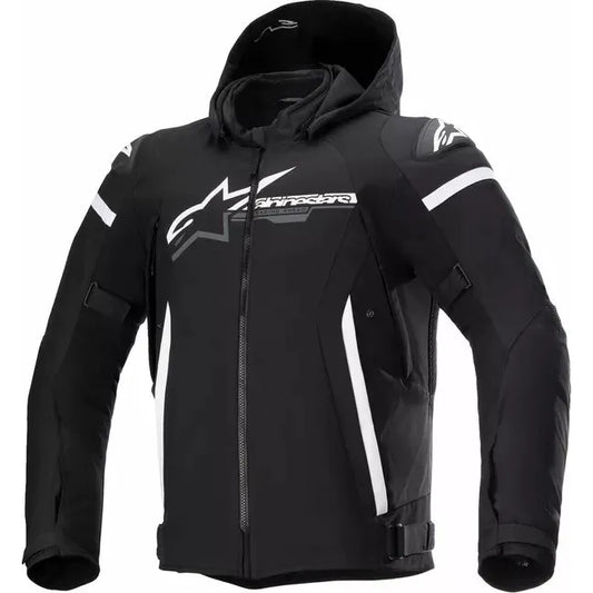 Zaca Waterproof Jacket Black/White