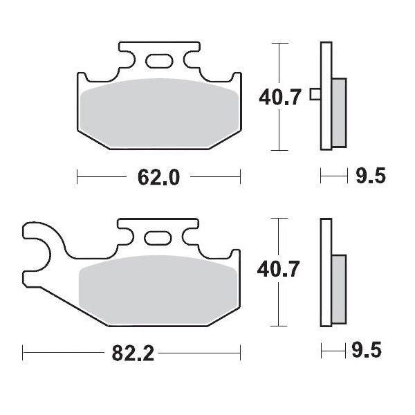 Brake Pad Racing 096411