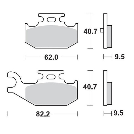 Brake Pad Racing 096411