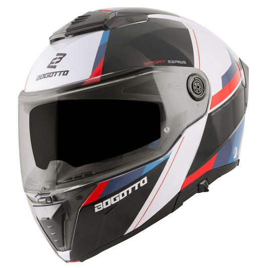 FF404 Ezion Modular Helmet Blue/Red/White