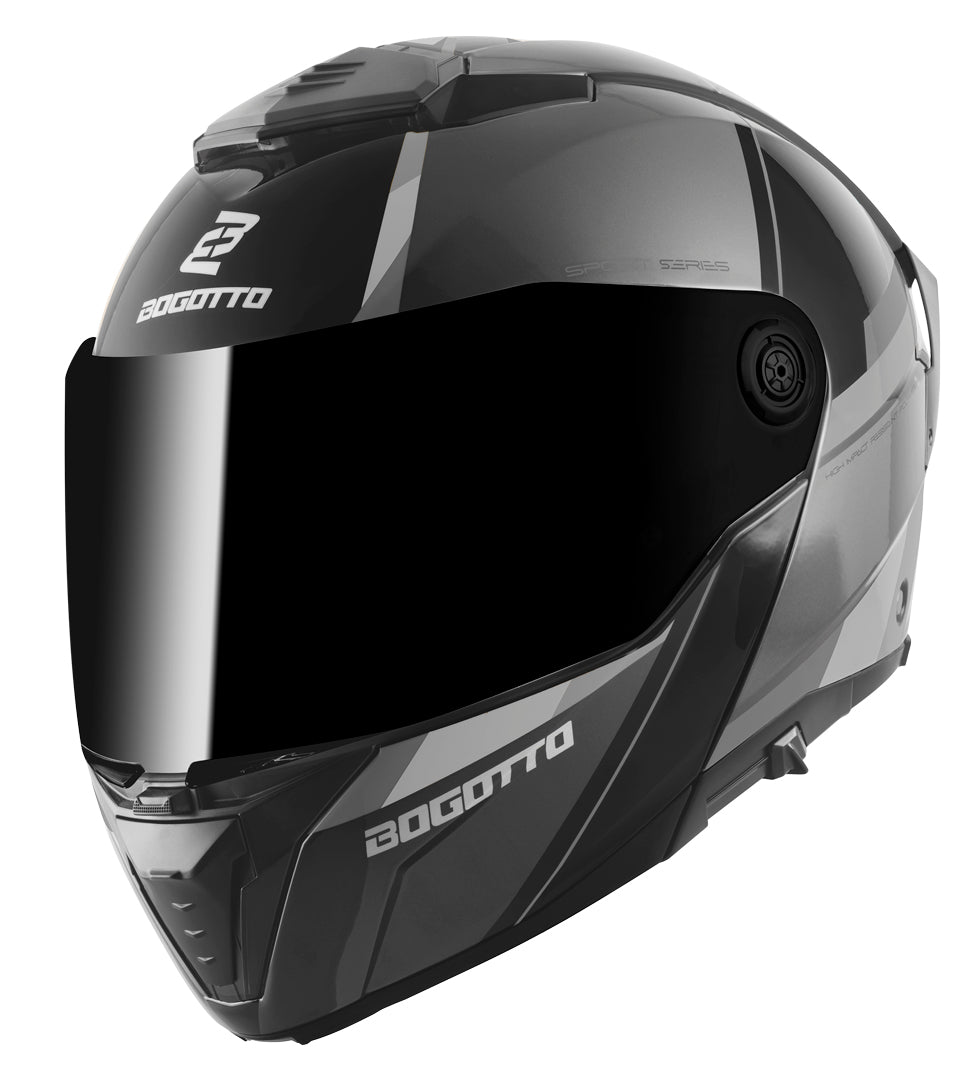FF404 Ezion Modular Helmet Black/Grey