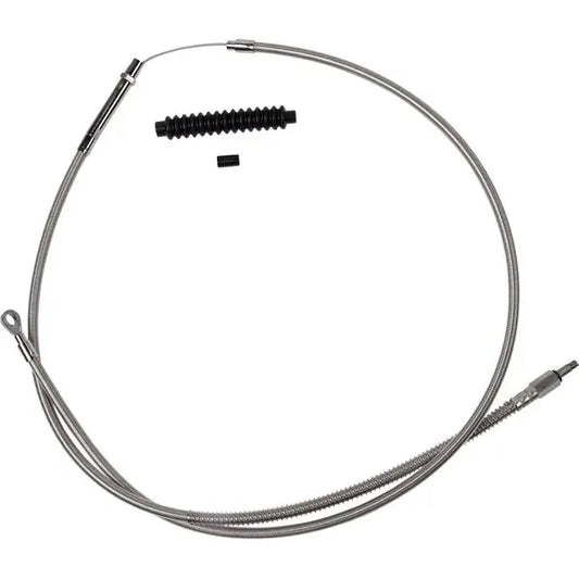 Clutch Cable  Stnls Braid