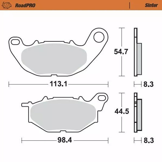 Brake Pad Sinter Front 412501