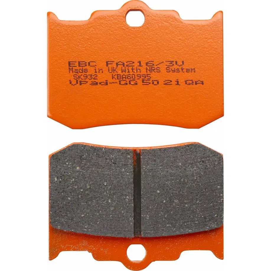Brake Pad Fa-V Series Sintered Metal/Organic Compound FA216/3V
