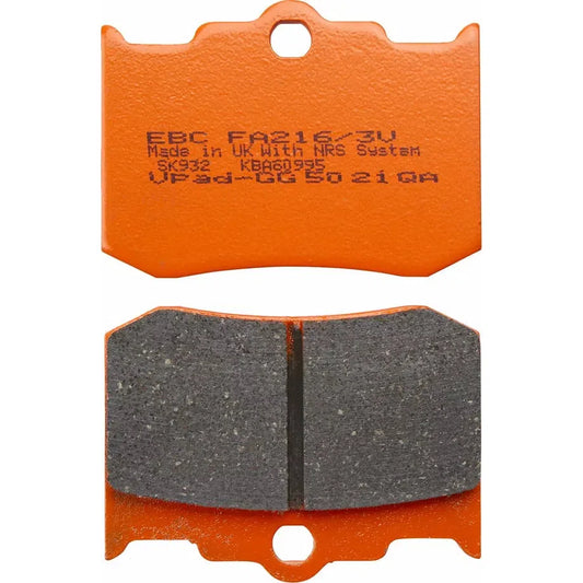 Brake Pad Fa-V Series Sintered Metal/Organic Compound FA216/3V