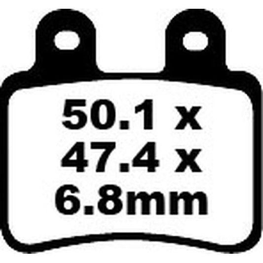 Brake Pad Sfa-Series Organic Scooter SFA343