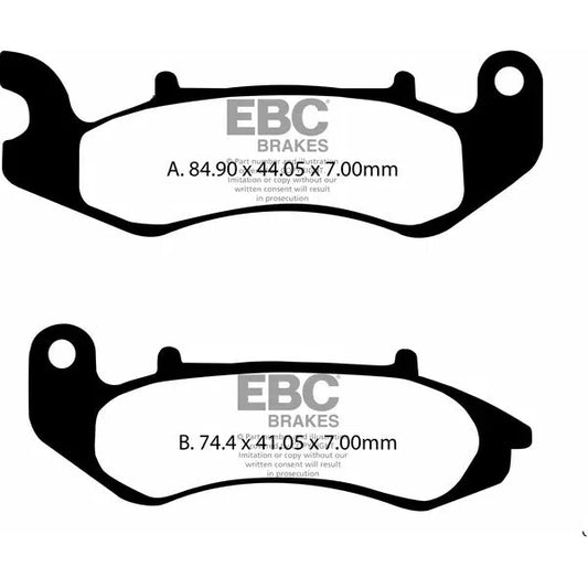 Brake Pad Sfa-Hh Series Sintered Metal Scooter SFA706HH