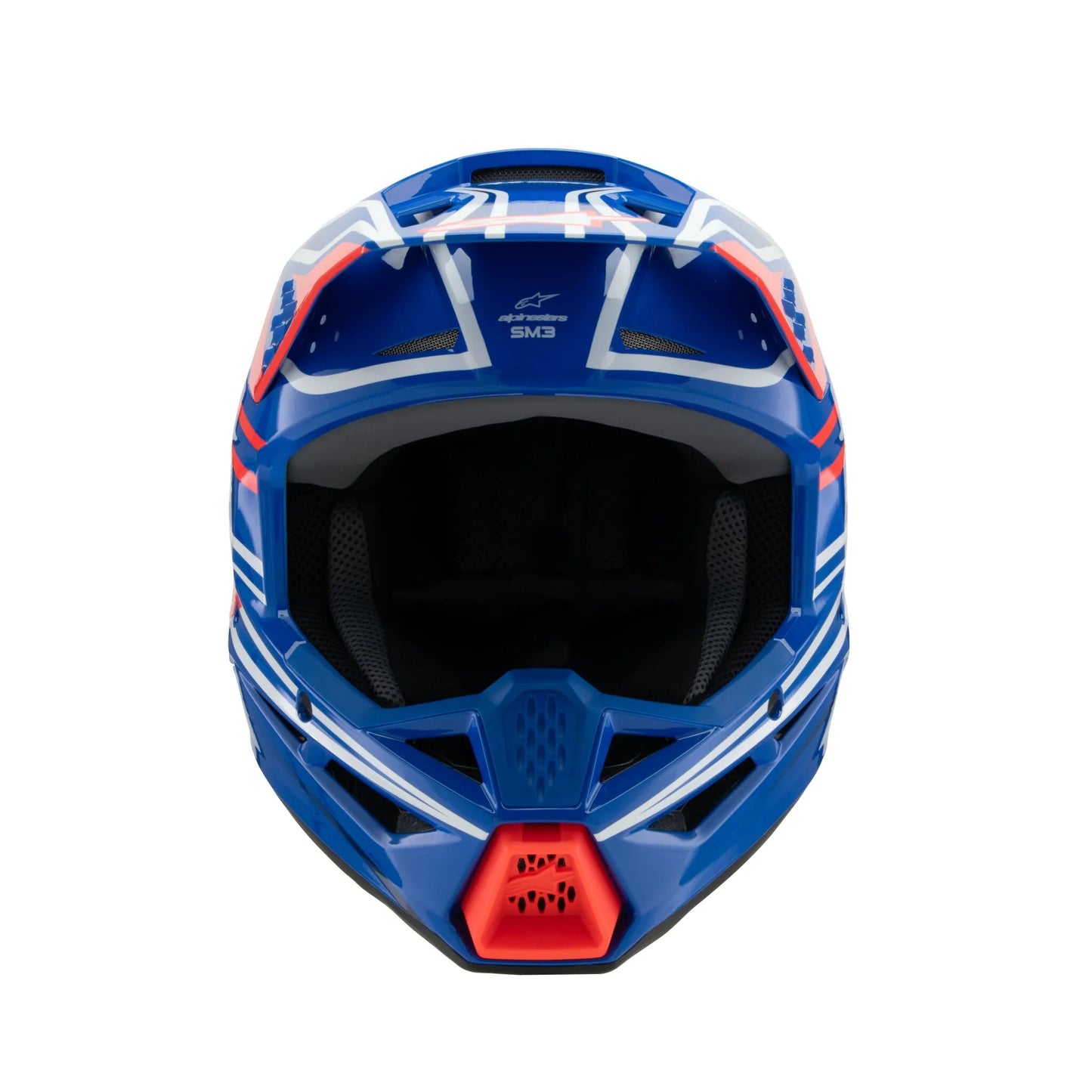 HELMET YTH SM3 WURX BLUE/RED/WT/BK YS