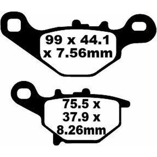 Brake Pad Sfa Series Organic Scooter SFA393