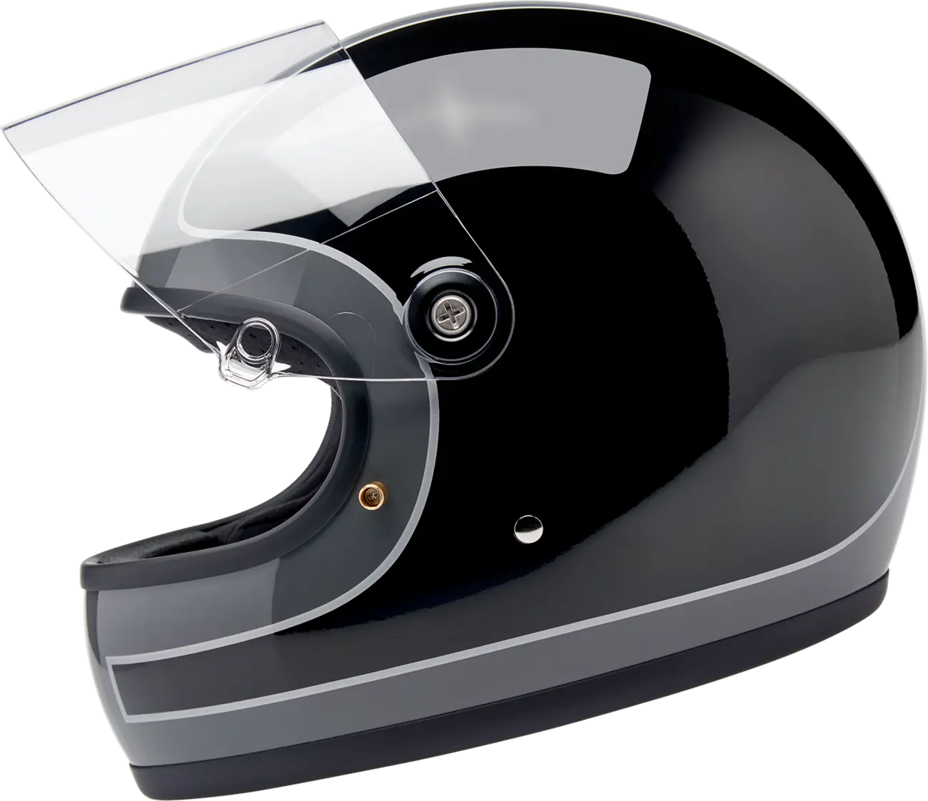 HELMET GRINGO S GLOSS STORM GRAY/BLACK TRACKER MD