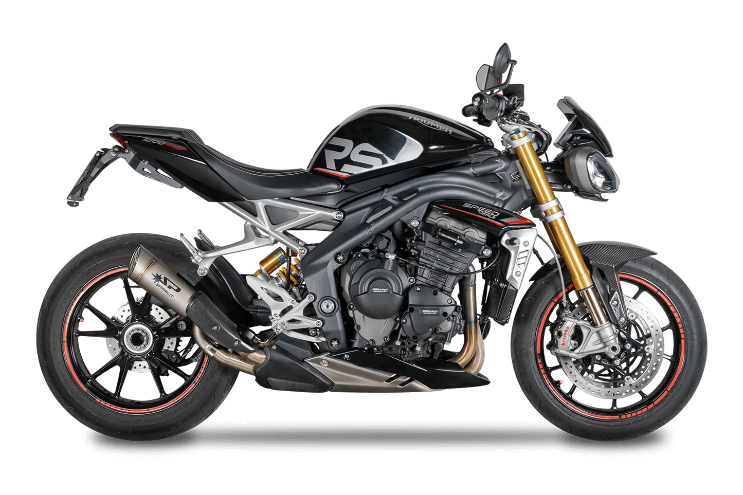 MUFFLER 2-1 GRID-O TIT TRIUMPH SPEEDTRIPLE 1200 ECE