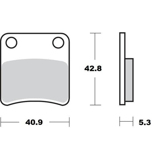 Brake Pad Ceramic 412404