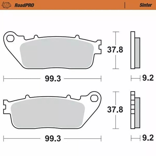 Brake Pad Sinter Rear 407202