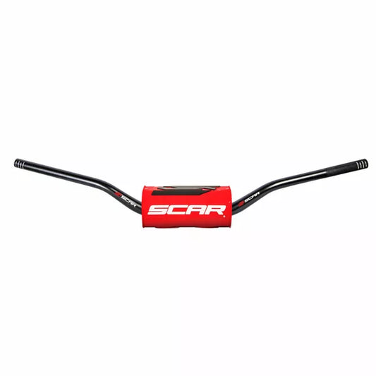 Handlebar O2 Low Bk/Rd Pad S9142R
