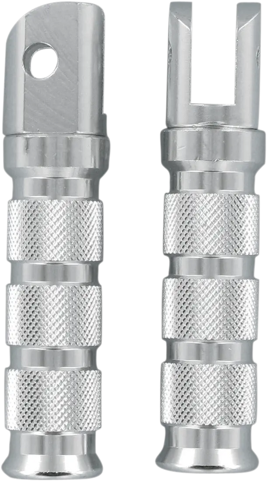 FOOTPEGS SILVER KAW-FRONT