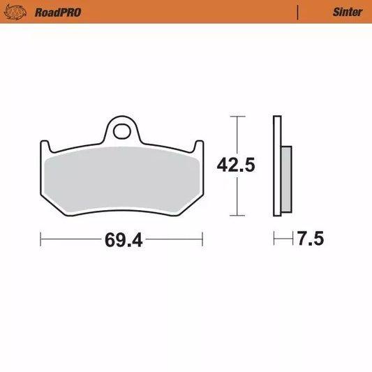 Brake Pad Sinter Rear 402602