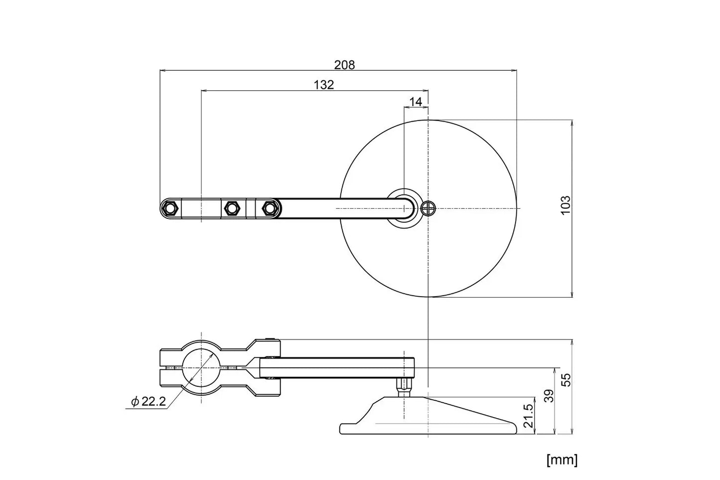 D-MIRROR-18 ROUND