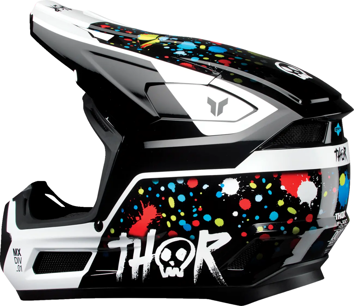 HELMET FLEET YTH SPLAT BLACK S