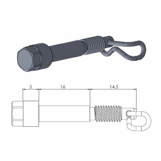 Brake Pad Pin 213041