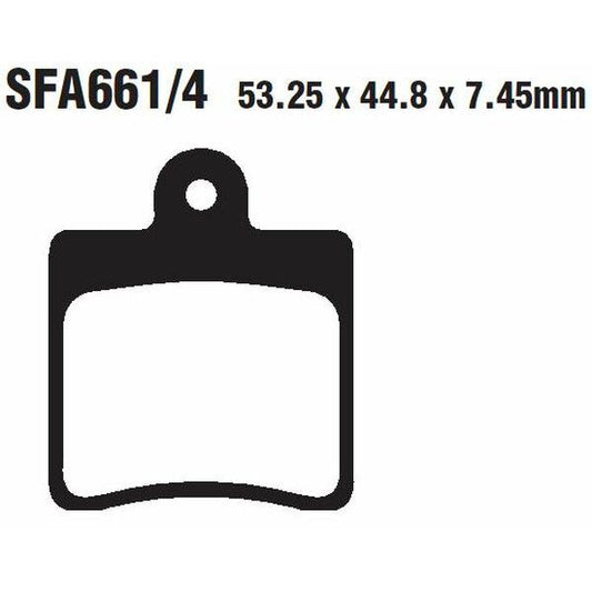 Brake Pad Sfa-Series Organic Scooter SFA655