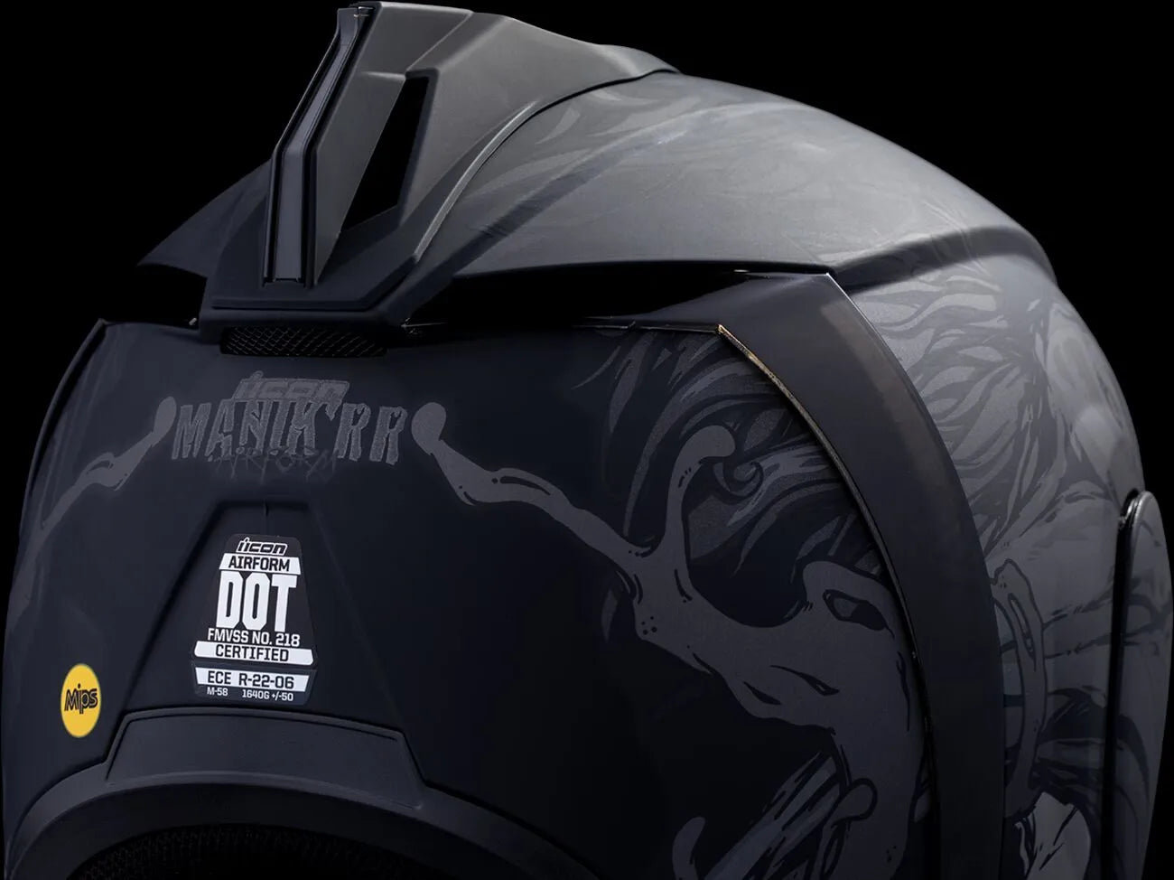 HELMET AIRFORM MIPS MANIK'RR DARK BLACK LG
