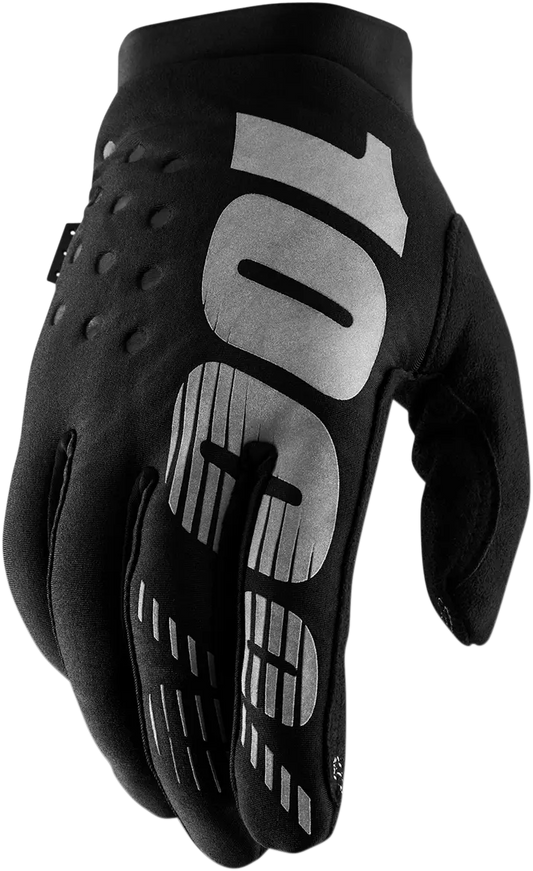 GLOVE BRISKER BK/GY MD