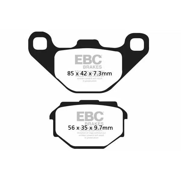 Brake Pad Sfa Series Organic Scooter SFA173