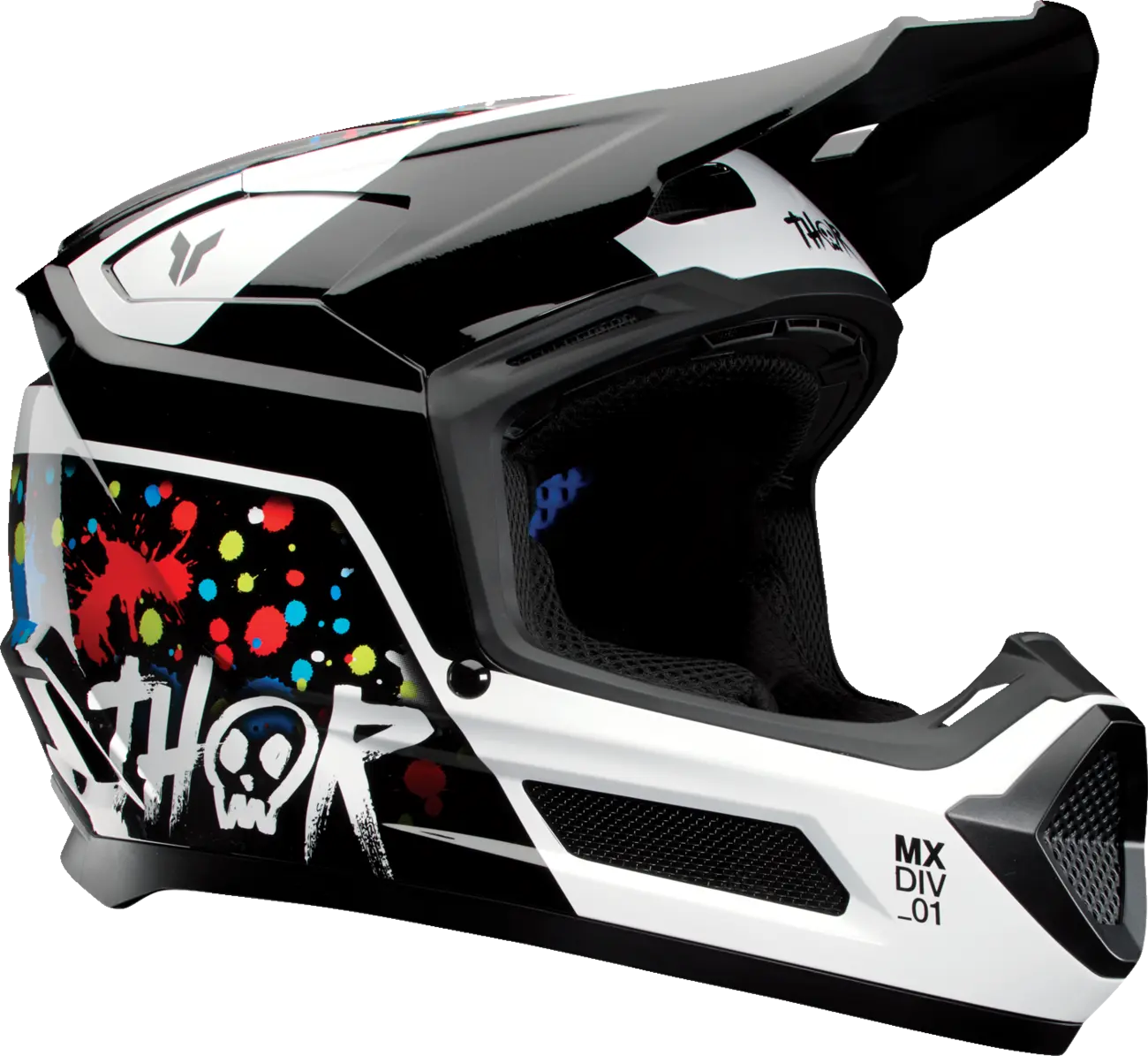 HELMET FLEET YTH SPLAT BLACK L