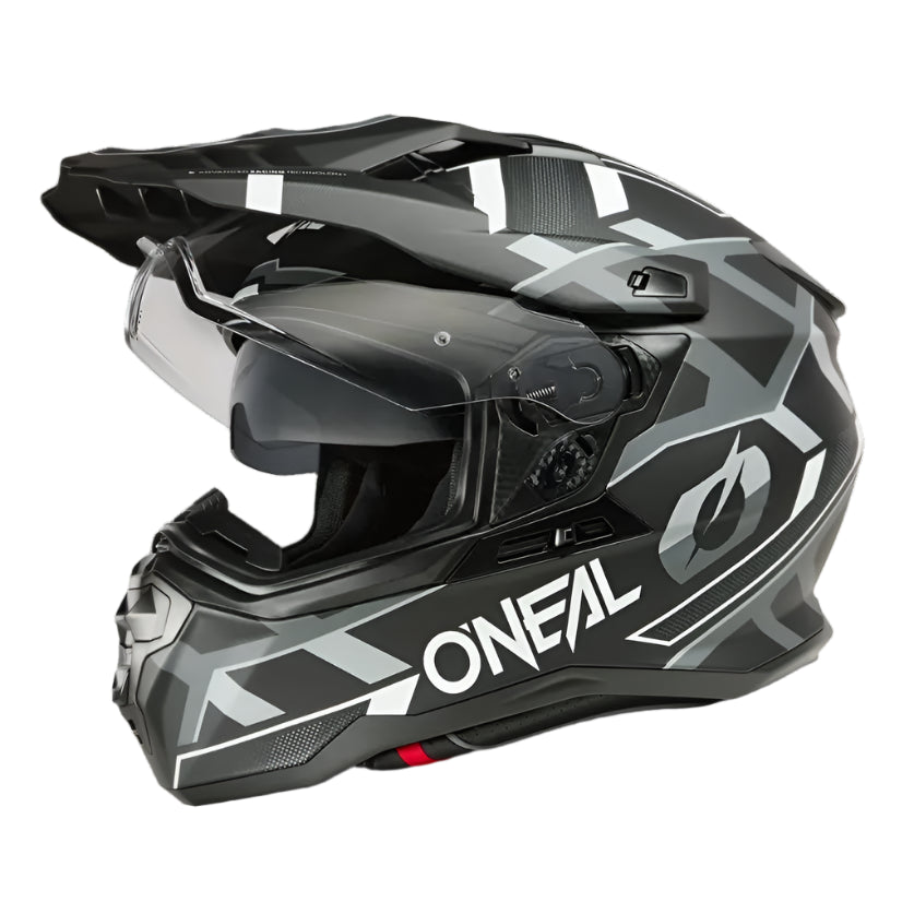 D-SRS Square V.25 Helmet Black/Grey/White Matte