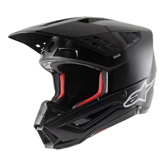 Supertech M5 Solid Black Helmet