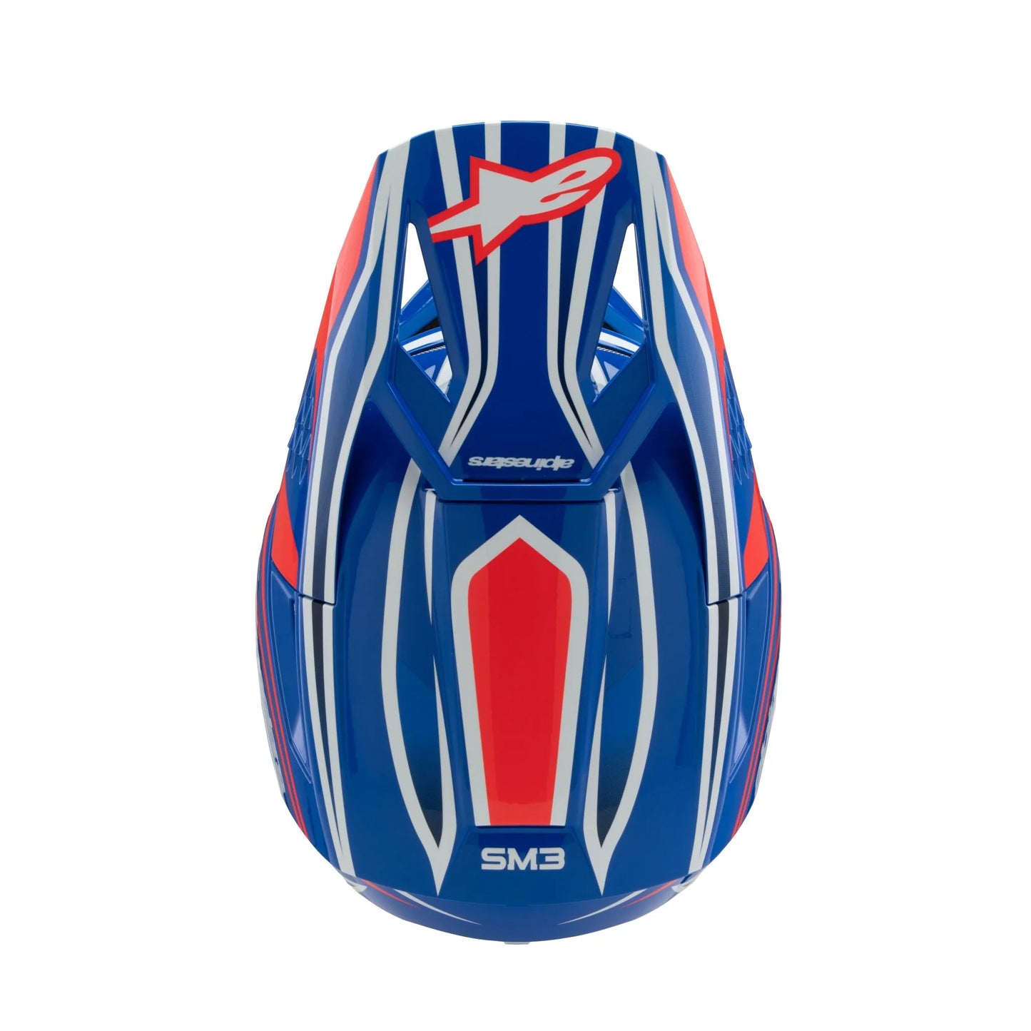 HELMET YTH SM3 WURX BLUE/RED/WT/BK YS