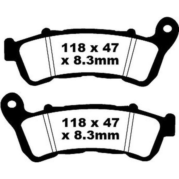 Brake Pad Sfa Series Organic SFA388