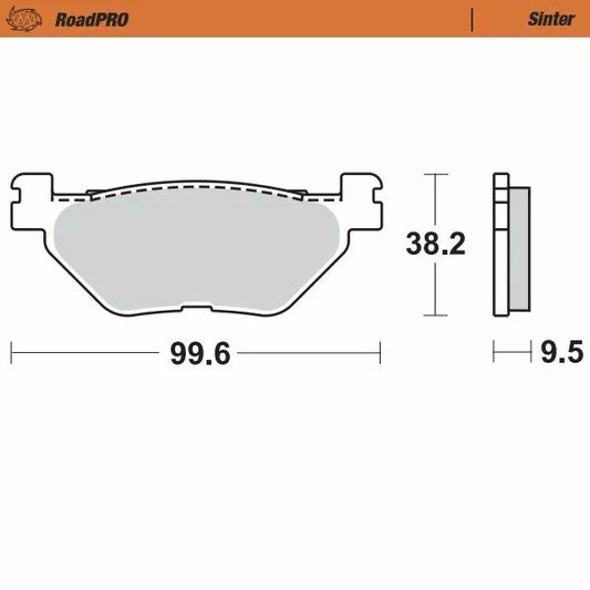 Brake Pad Sinter Rear 405802