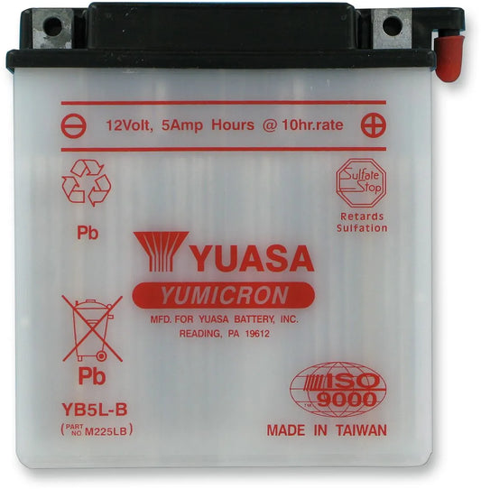 BATTERY YUASA HD DRY YB5L-B