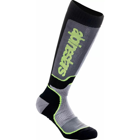 Youth MX Plus Socks Black/Grey/Yellow