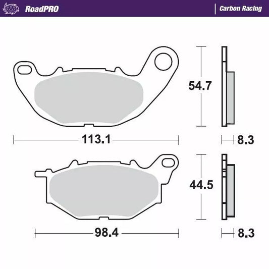 Brake Pad Carbon Racing 412506
