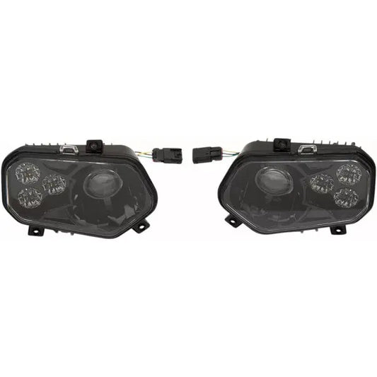 Led Headlight Rzr800/9 Bk 100-3355-Pu