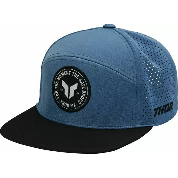 Hat Badge Slate Blue