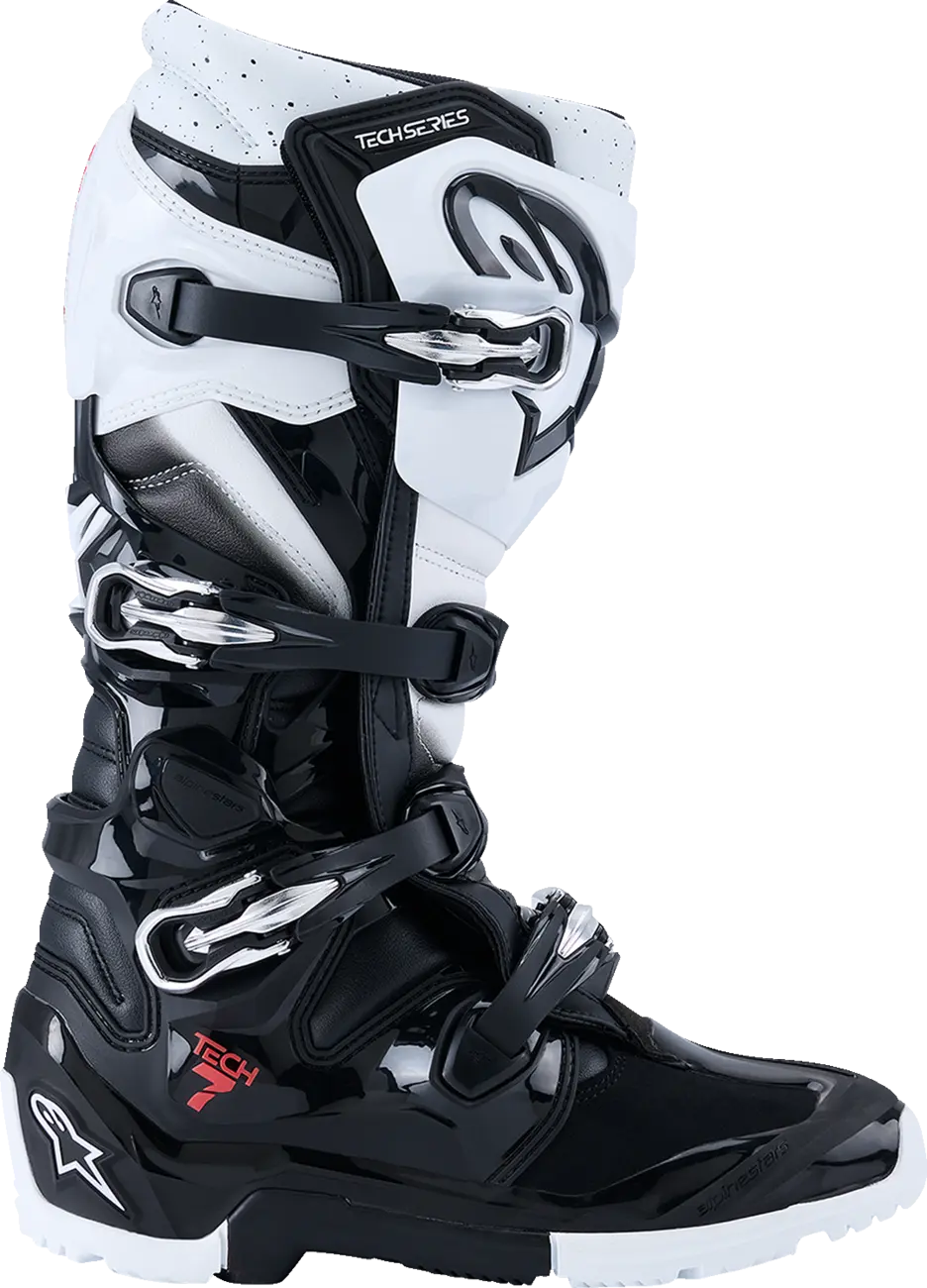 BOOT TECH 7 ENDURO BLK/WHT 7