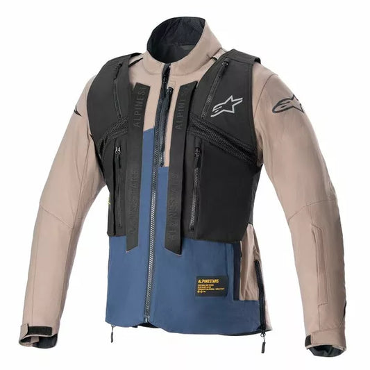Techdura Jacket Tan/Blue