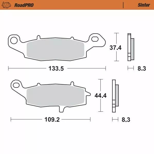 Brake Pad Sinter Front 404201