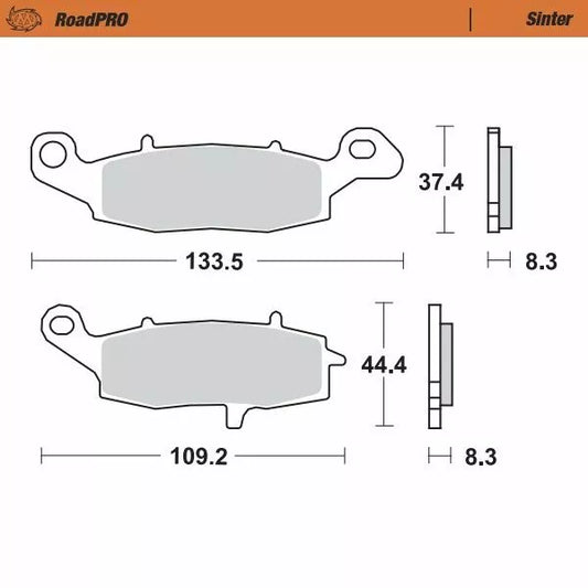Brake Pad Sinter Front 404201