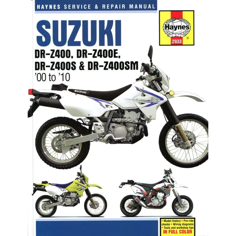 Suzuki Dr-Z400 00-10 Manual