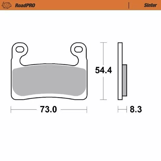 Brake Pad Sinter Front 413501